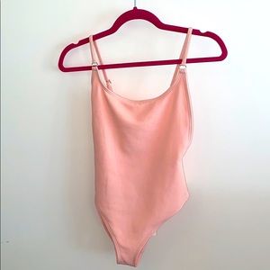 Wolf and Whistle Pink One Piece Swimsuit